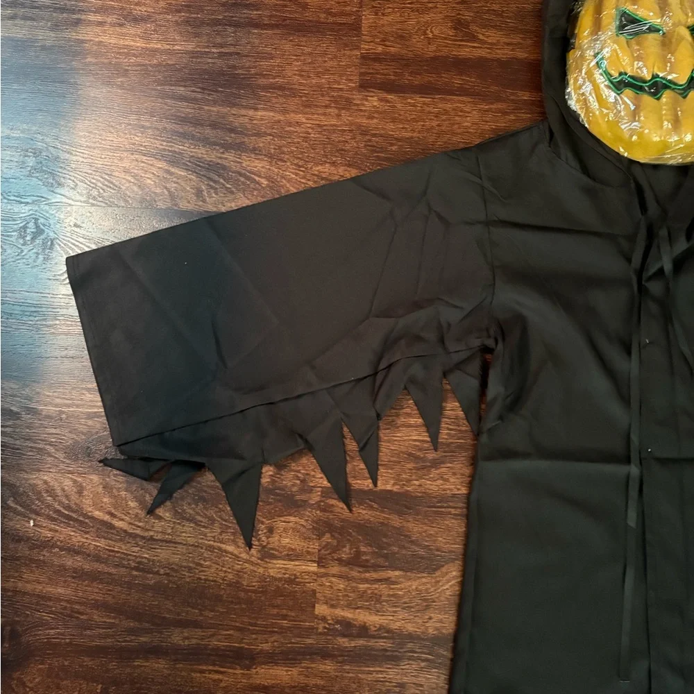 Kids Halloween Scary Pumpkin Monster‎ Ghost Costume Size 12 Youth